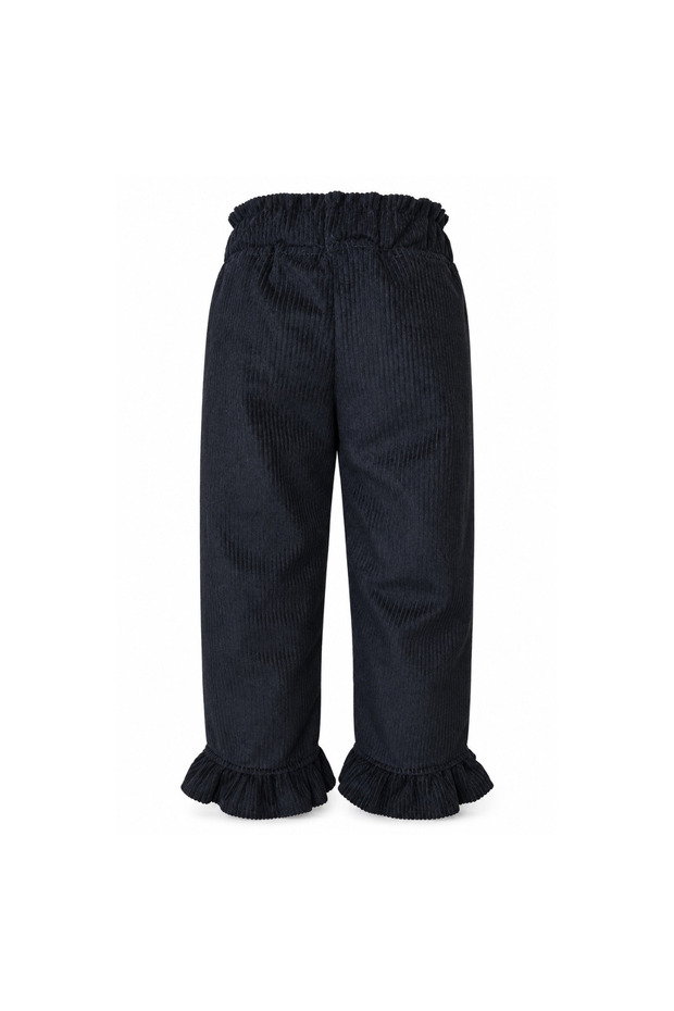 Children's Trousers with Velvet Elastic Waistband, Without Pockets