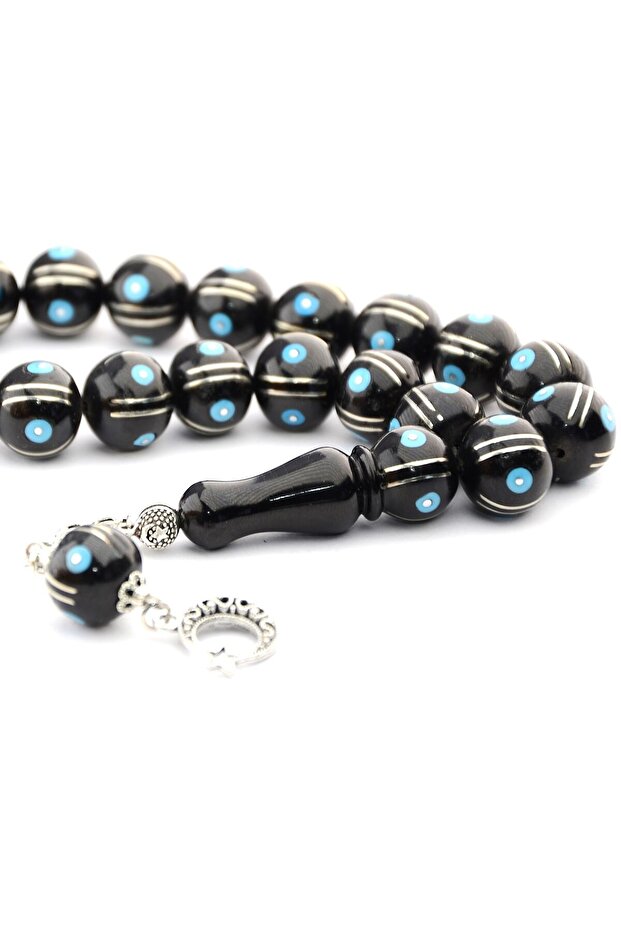 Mascot Blue Turquoise Watermelon Embroidered Fishing Rod Clamping Rosary