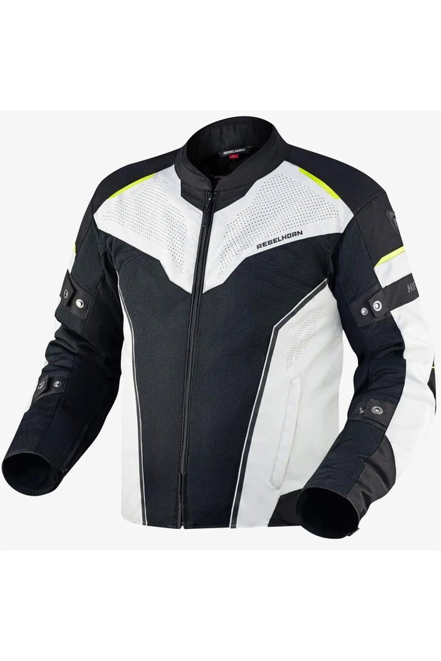 Hiflow iv lady yellow black white women's coat