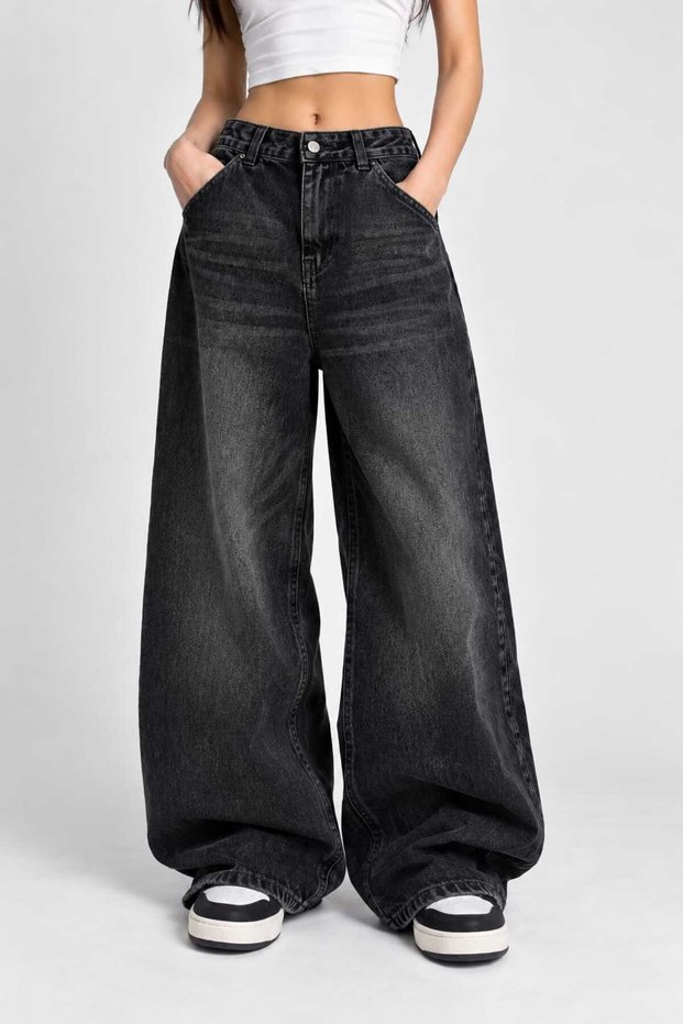 Women's Oversize Wide Leg Baggy Jean Pants