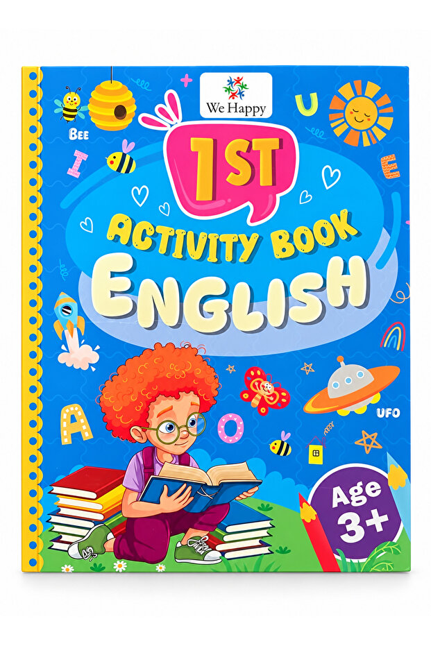 1st Activity Book English for Kids Age 3+ – Letters, Words, Matching & Tracing