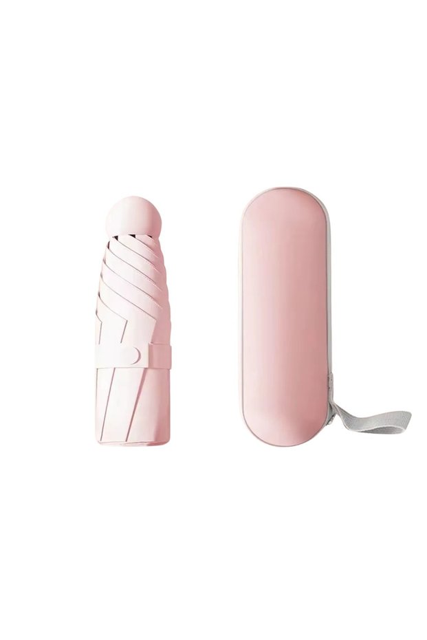 Kapsül Şemsiye Toz Pembe