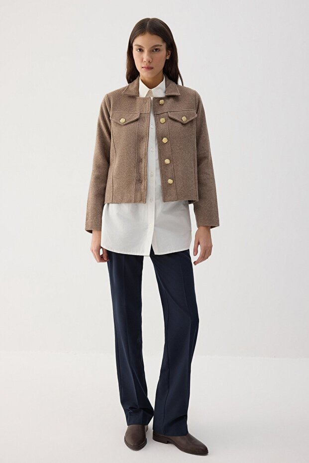 Short cashe jacket