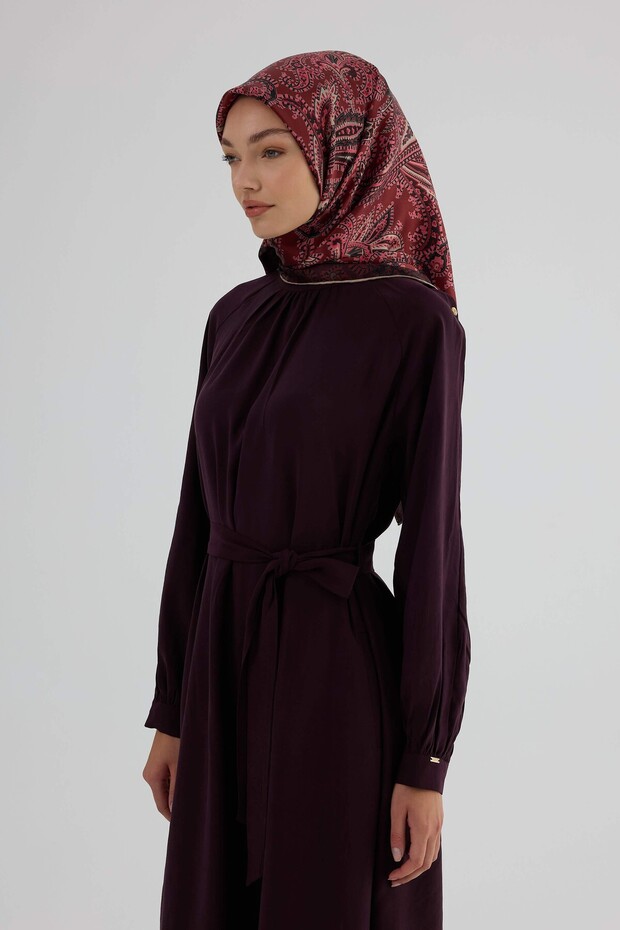 Sura Silk Scarf 53006 Burgundy