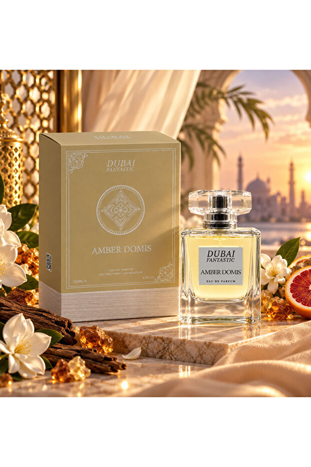 Amber Domis Eau de Parfum 100ml – Elegant Floral & Woody Fragrance