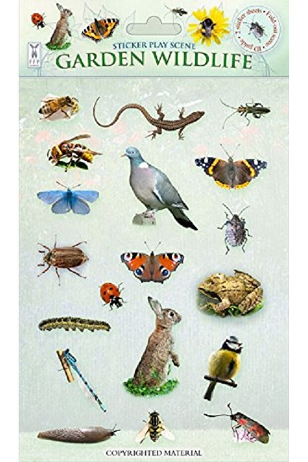 Sticker Play Scene - Garden Wildlife