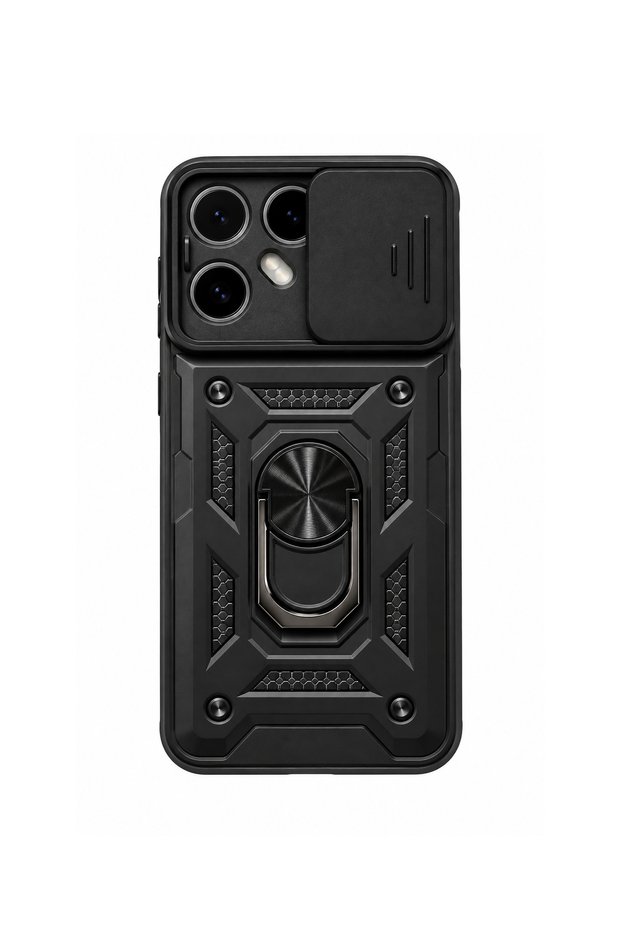 Glide Series Sliding Camera Protection and Ring Stand Compatible Pova 8 5g Case