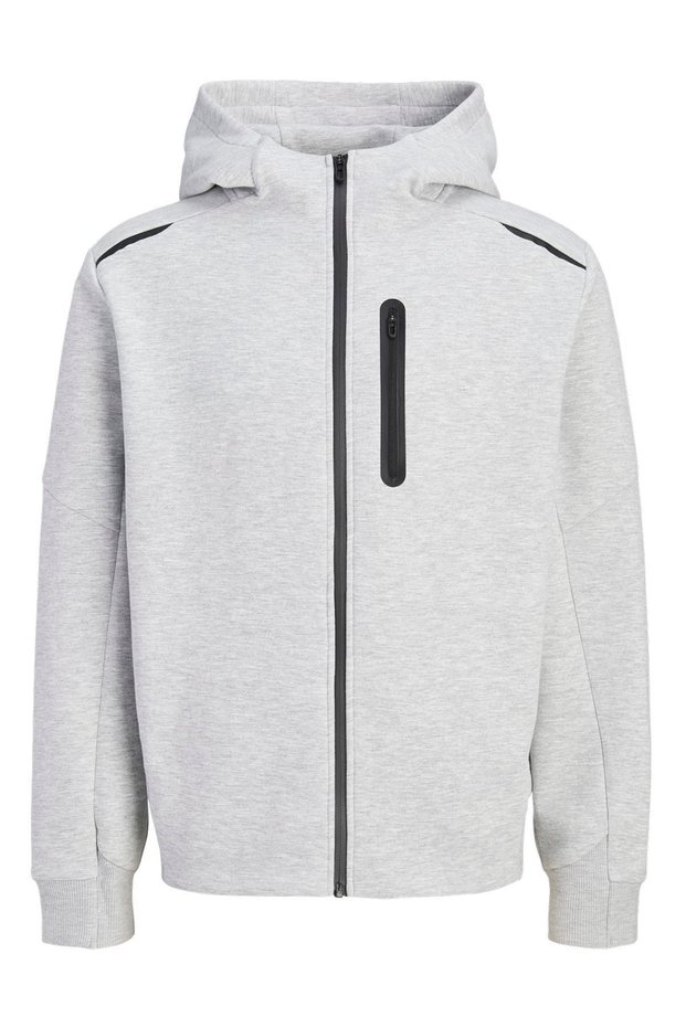 Men's Relaxed Fit Hooded Zipper Sweatshirt - Fusion