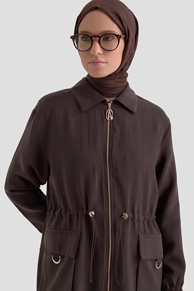 Pocket D Buckle Detail Cap Brown 26Yt501