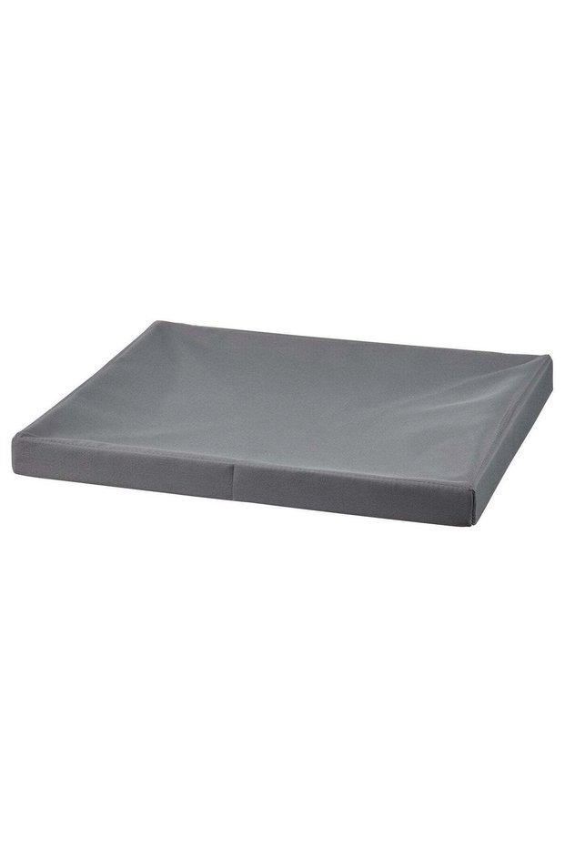 Foldable Fabric Storage Box Lid, Dark Grey, 39x34 cm