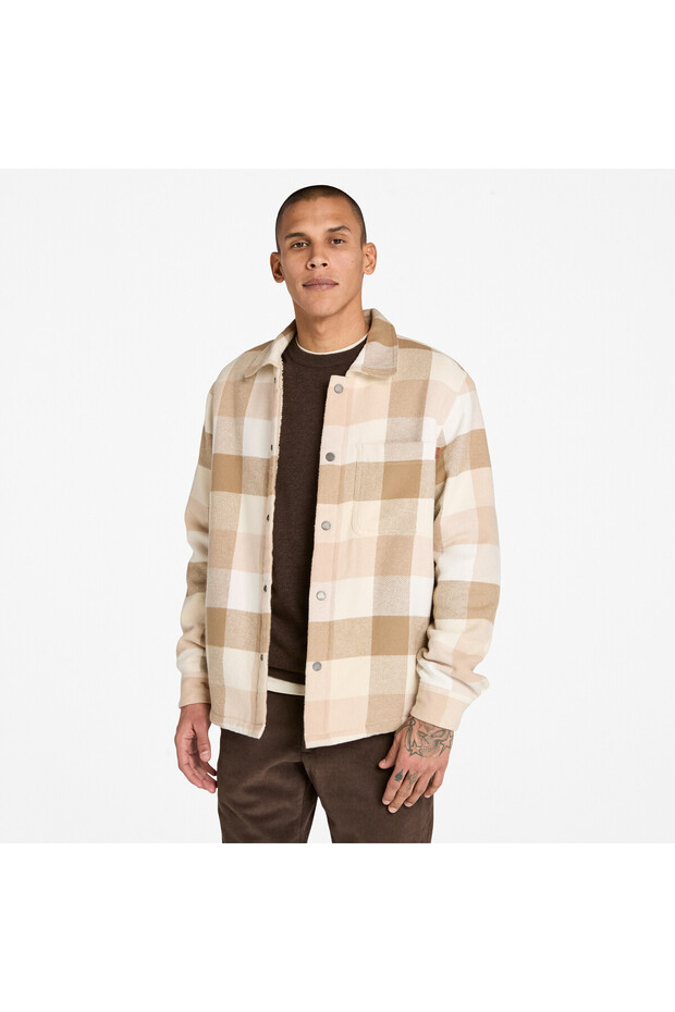 High Pile Lined Overshirt