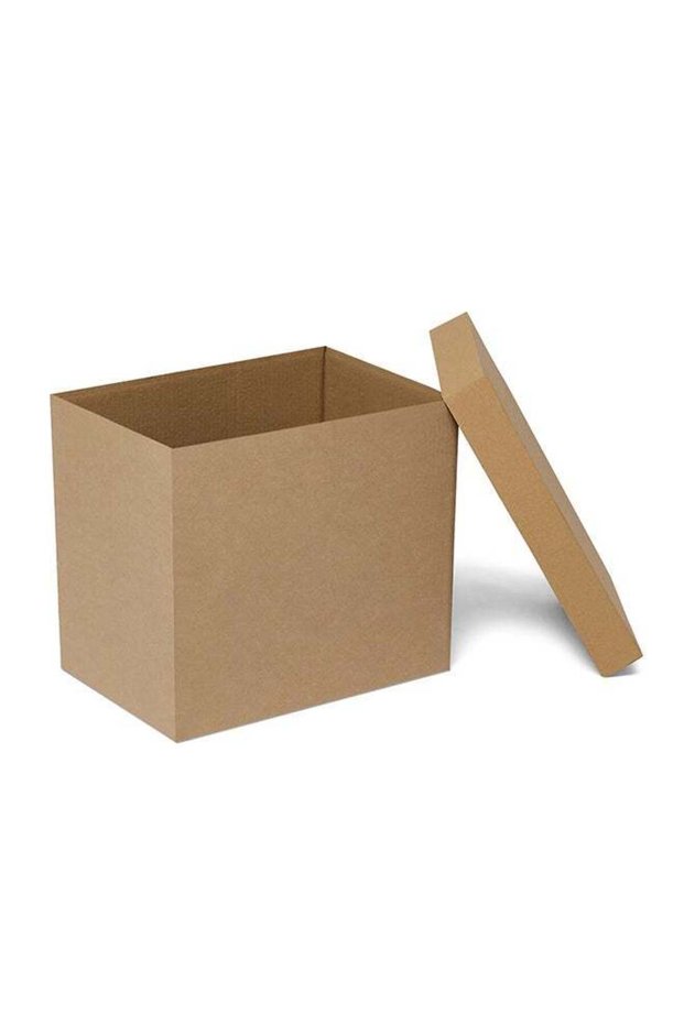 Pack of 10 Corrugated 3ply Cardboard Moving Boxes, Size- 36L x 25W x 32H cm. Multi-Use Brown Boxes for Packaging, Shipping, Storage and Organizing