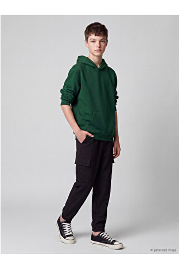 Black Boy Cargo Pants