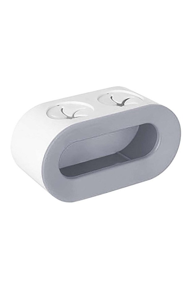 Toothbrush Holders for Bathrooms, Self Adhesive Wall Mounted Toothbrush Holders with Suction Cup Ho