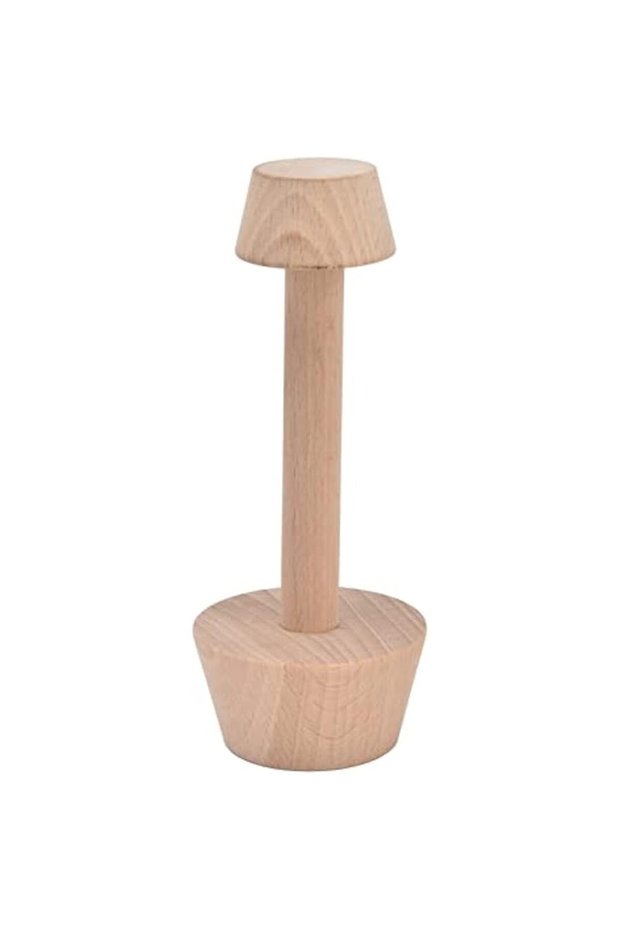 Wooden Tart Tamper, Double Side Pie Pastry Dough Tamper Wooden Egg Tart Molds Mini Pie Maker for DI
