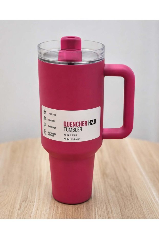 Quencher H2.0 FlowState Stainless Steel Vacuum Insulated Tumbler with Lid and Straw for Water, Iced