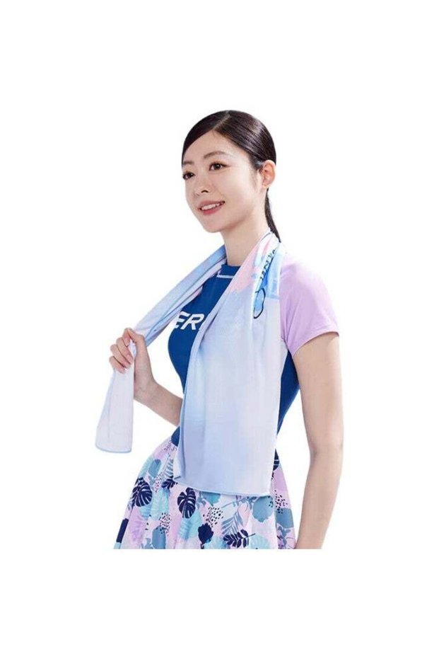 Cooling Towel, Ice Silk Quick-Dry Refreshing Heat-Relief Sweat Towel, Swimming Fitness Printed Swea