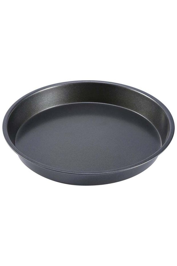 Pizza Pan: 12 Inch Carbon Steel Nonstick Baking Pan - High Temperature Resistant Non-Toxic Round Pi