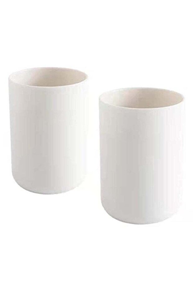 Toothbrush Holder 2 Pieces Set, Bathroom Toothbrush Cup, Plastic Drinking Cup, Makeup Brush Stand,