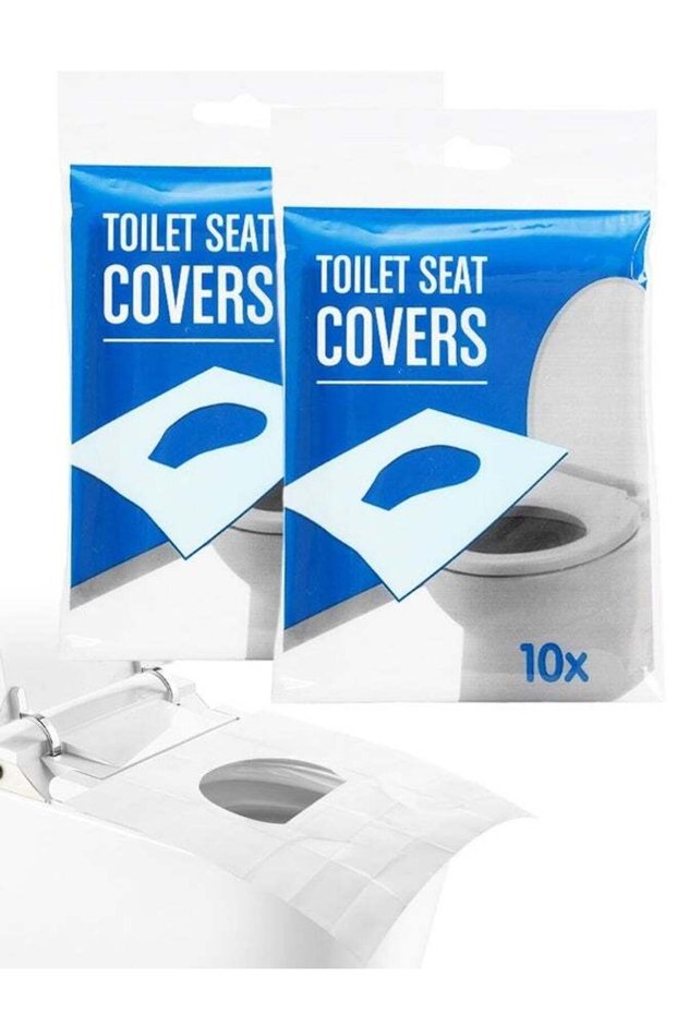 20 Pack Toilet Seat Covers, Flushable and Biodegradable Paper Cover Disposable for Adult and Kids’