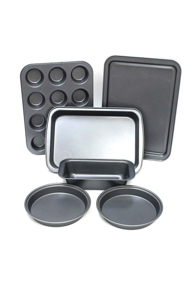 Premium Set of 6 Nonstick Oven Bakeware for Your Daily Home Baking Needs, Complete Kitchen Baking P