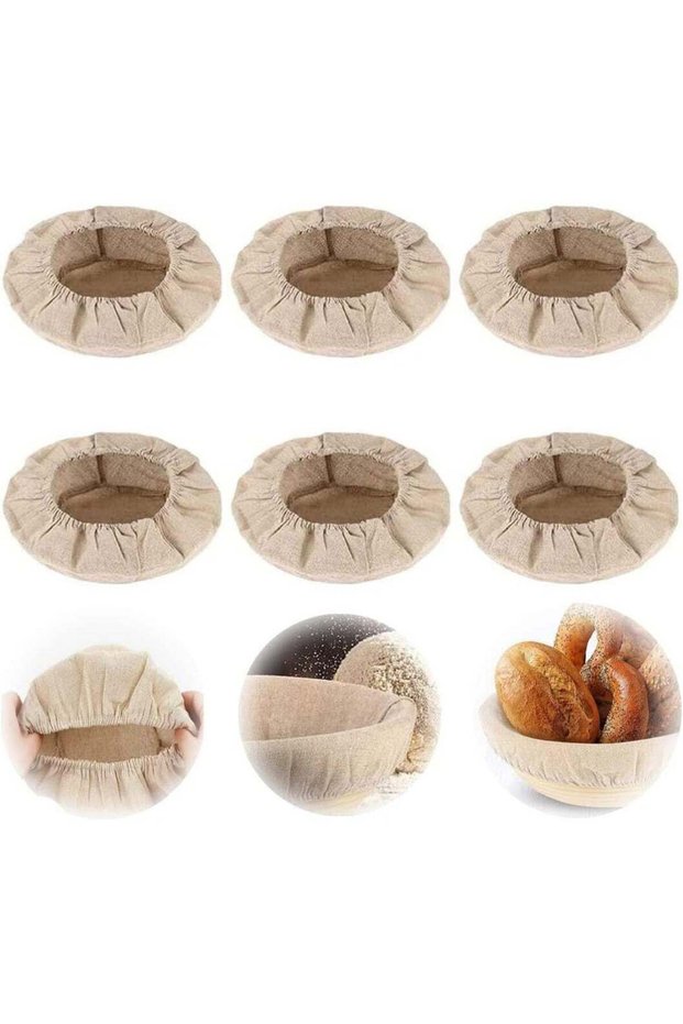 Bread Basket Bag, Liners Cloth Cover Linen Dough Rising Bowl Cover for Bakery Home Baking Professio
