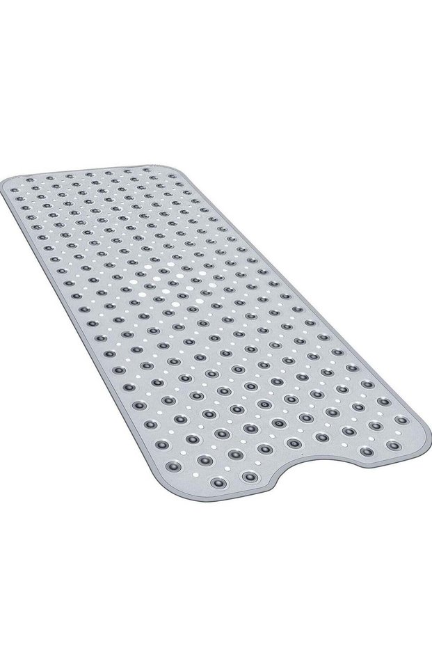 Bath Tub Shower Mat 40 x 16 Inch Non-Slip and Extra Large, Bathtub Mat with Suction Cups, Machine W