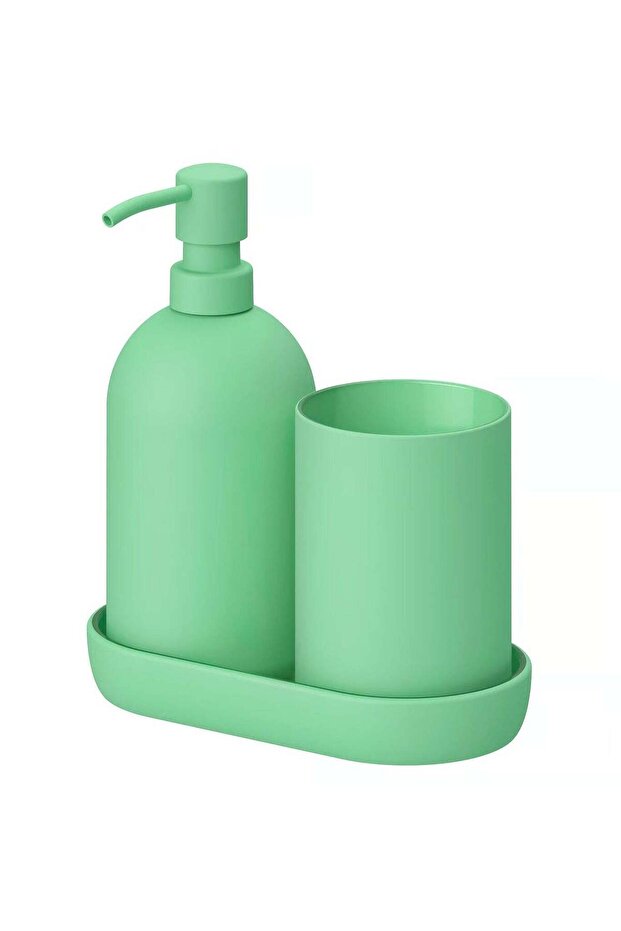3-Piece Bathroom Set – Light Green | Modern Sleek Design