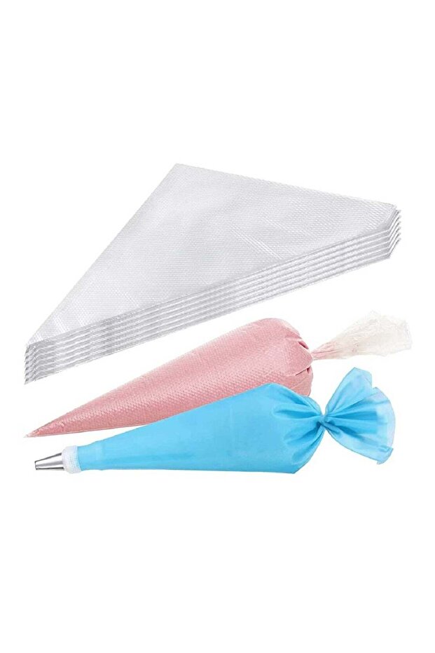100 Pcs Thickened Disposable Pastry Bag Pastry Decorating Bags Icing Piping Bag