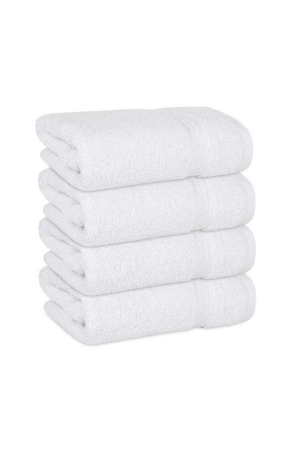 Bliss Casa 4-Piece Hand Towels, 100% Combed Cotton 550 GSM Superior Quality, Quick Dry Highly Absor