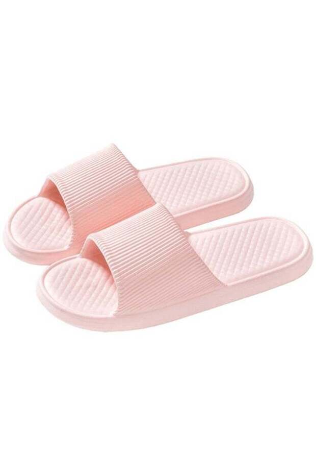 EVA bathroom shower slippers, non-slip, quick-drying, lightweight, household shower slippers, beach