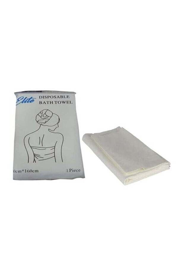 Elite Disposable Individual Packing Bath Towel 80 x 160 cm White 25 Pieces/Pack