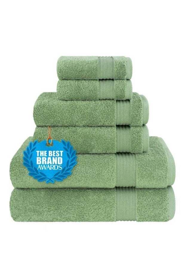 Towel Set Luxury Hotel Quality 500 GSM Genuine Combed Cotton, Super Soft & Absorbent Family Bath To