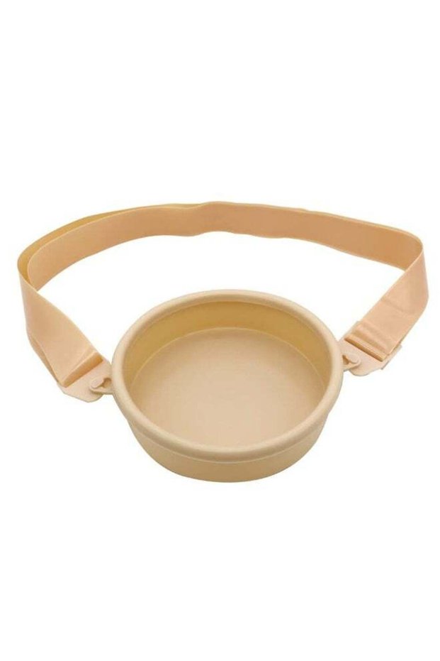 Ostomy Supplies,Stoma Ostomy Waterproof Bath Cover, Ostomy Shower Wound Protector, Beige, 6.1 * 6.1