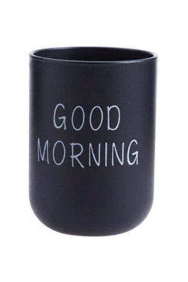 Toothbrush Cup For Bathroom Black/White