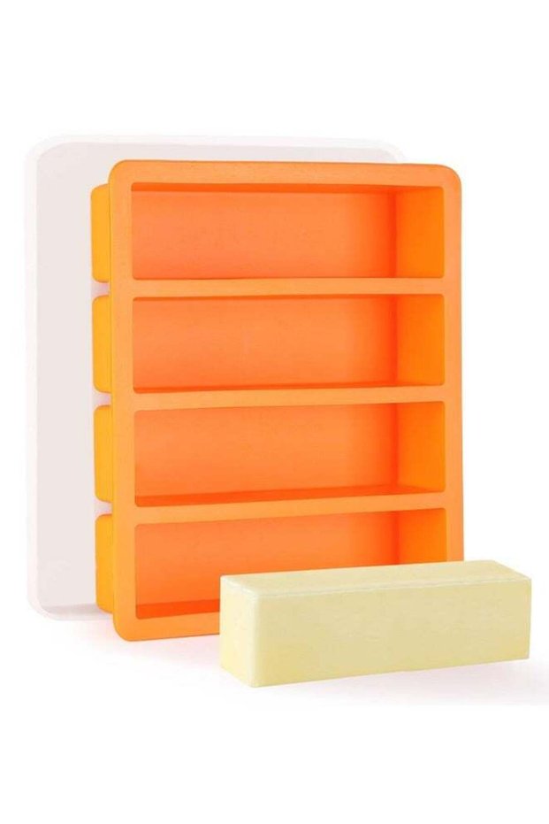 Silicone Butter Molds with Lid, Non-Stick Homemade Butter Mold, Freshness Locked, Easy Release, Ver