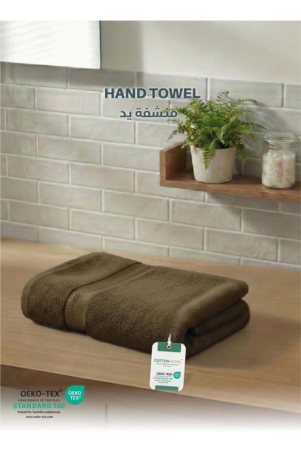 Cotton Home Premium Cotton Towel 40x70cm Hand Towel 600 GSM Quick Dry Highly Absorbent Thick Bathro