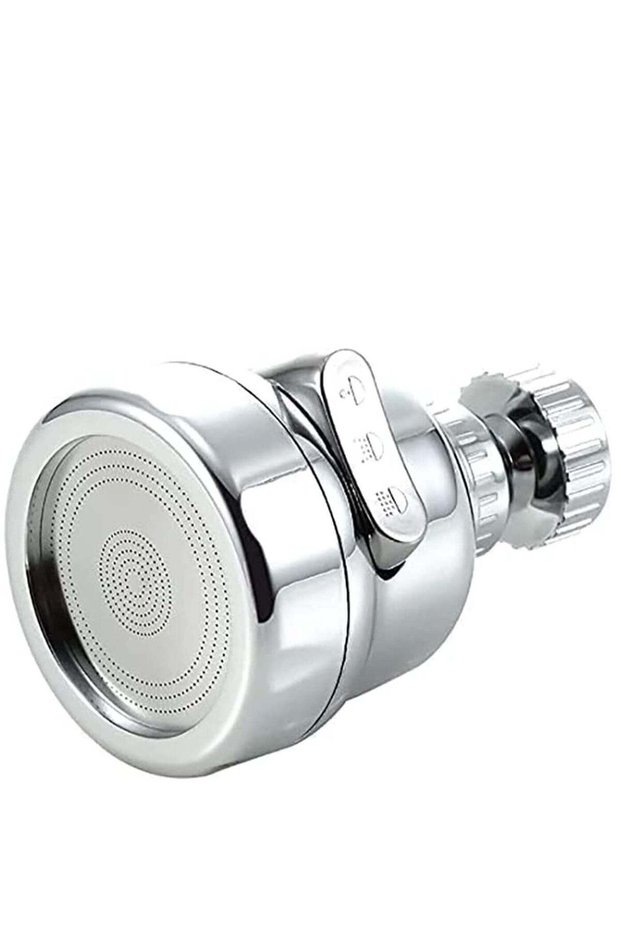 Kitchen Tap Head Water-Saving 3 Gear Adjustable, 360° Swivel, Splash-Proof Faucet Nozzle Filter for