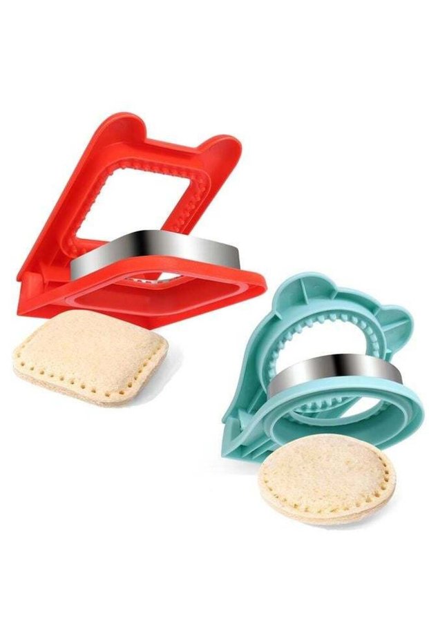 Sandwich Maker,2PCS Sandwich Cutters for Kids Lunch,Crustless Breakfast Sandwich Cutter and Sealer