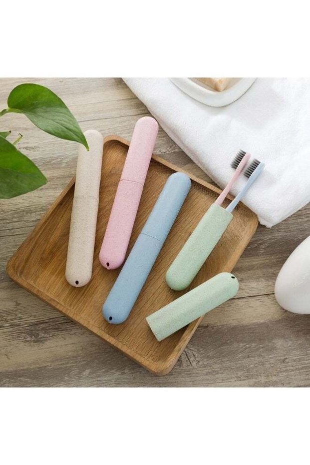 4 Pack Travel Toothbrush Case, Portable Breathable Toothbrush Holder for Traveling, Camping, Home,
