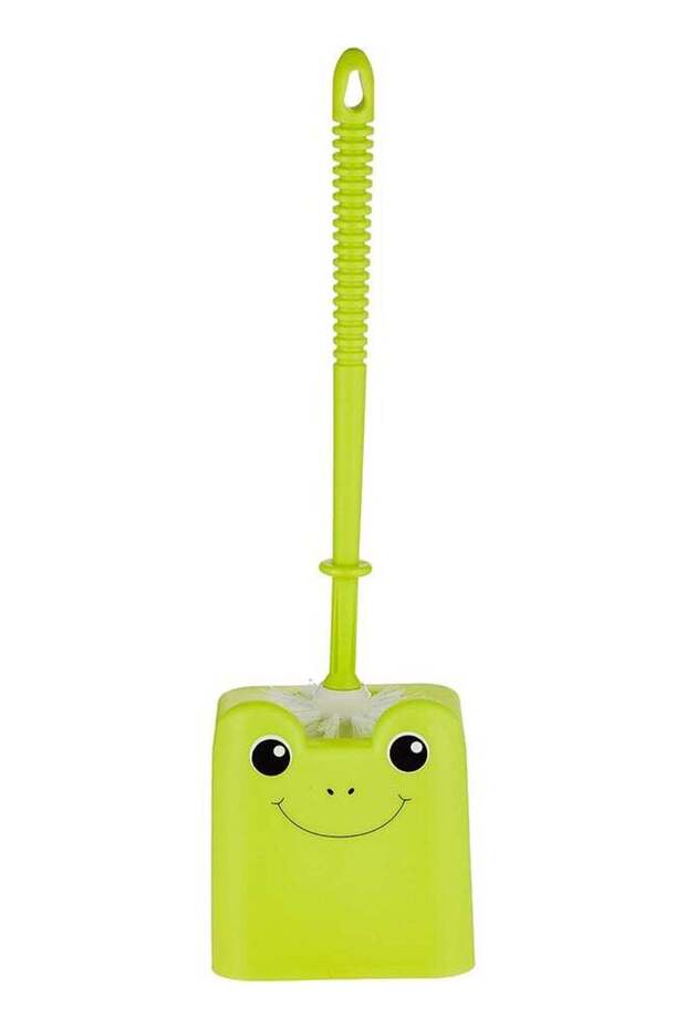 HomePro Toilet Brush for Bathroom Cleaning, Heavy Duty Toilet Brush Set, Reusable, Non-slip Handle,