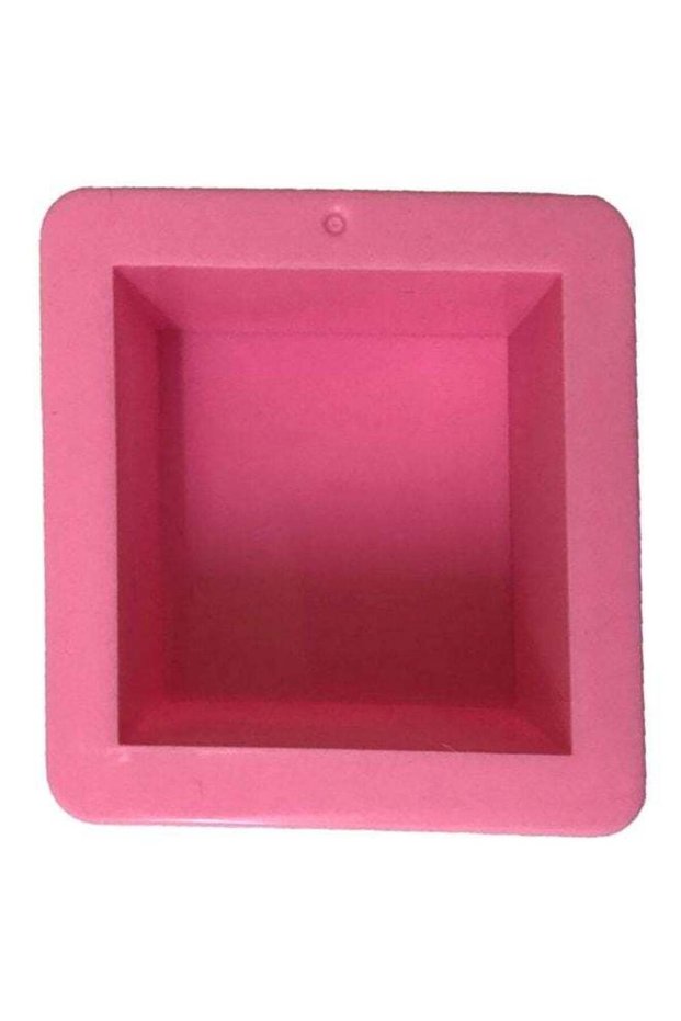 Cube Shaped Silicone Molud Pink 9.5x9.5x6.5cm