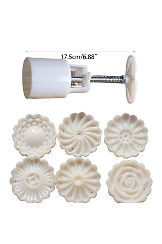 3D Mooncake & Cookie Molds, DIY Baking Tools for Mid-Autumn Festival Treats, Hand-Pressed Silicone