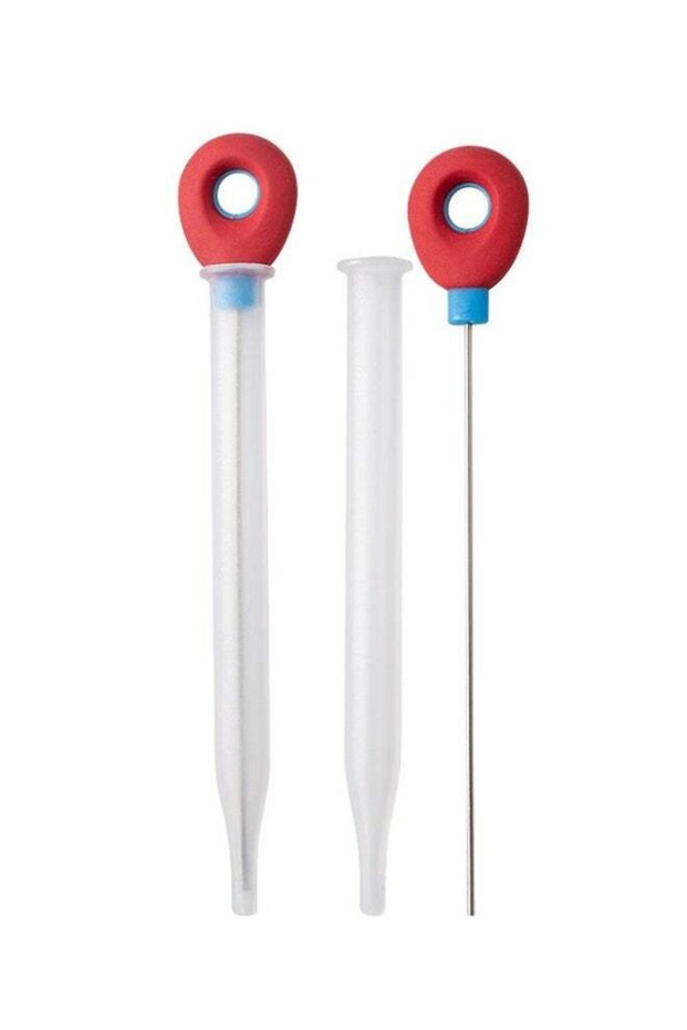 Cake Tester Set, 2-Pack Stainless Steel Baking Testers with Storage Case & Baking Guide, Reusable C