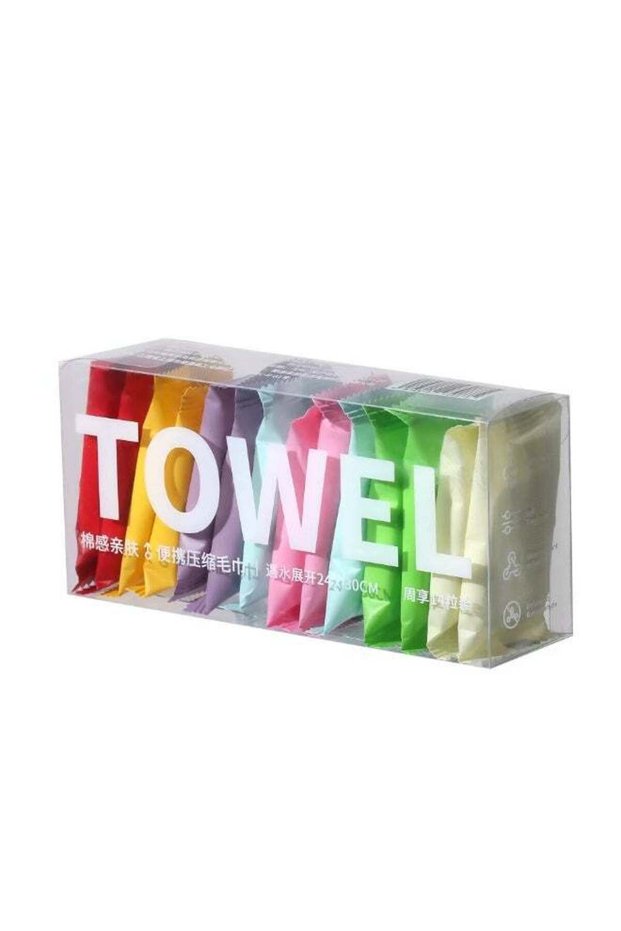 portable compressed towel, thickened and enlarged, individually packaged compact travel face towel