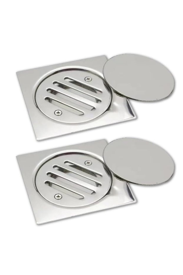 Stainless Steel Floor Drain – Anti-Odor, Hair Catcher, Rustproof – 4/6 Inch – for Bathroom, Kitchen