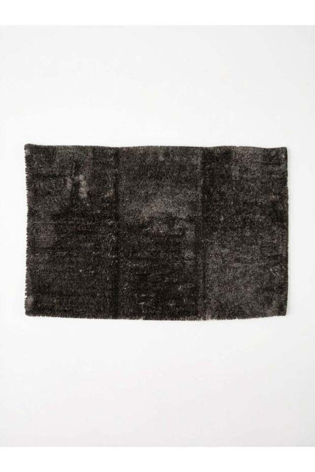 50 x 80 cm Plain Tufted Micro Polyester Bathmat in Dark Grey Non Slip Absorbent bath mat Quick Dry