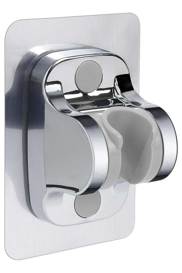 Self-Adhesive Adjustable Shower Head Holder – Waterproof Wall Mount Bracket