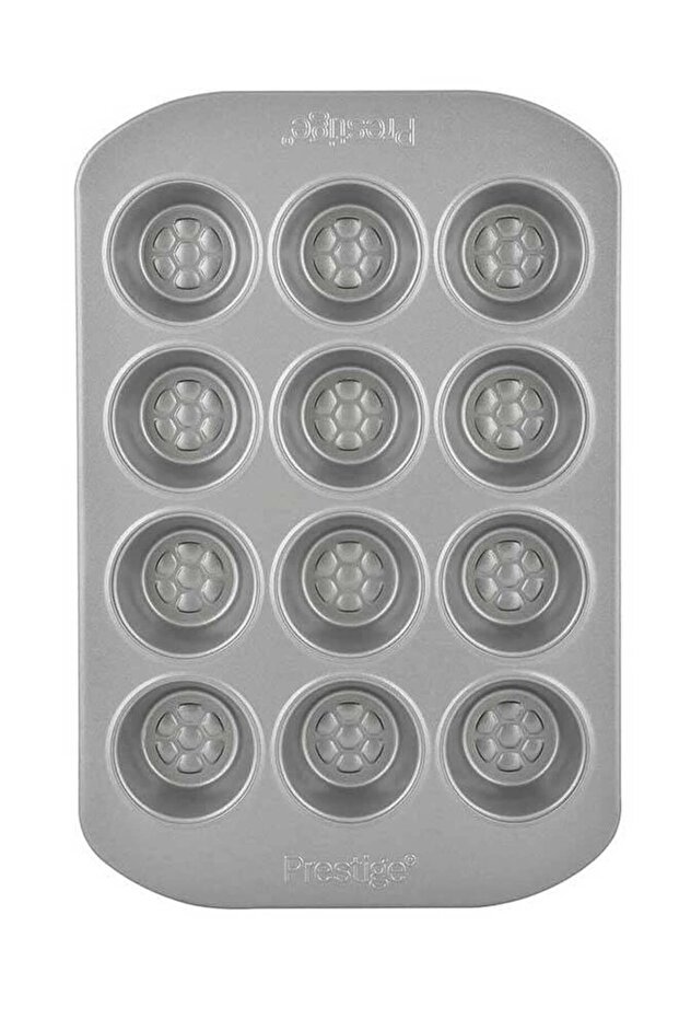 12-Cup Mini Muffin Tin Chrome 29.9x20x2.2cm