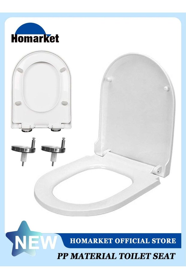 Toilet Seat Cover U Shaped, Slow Close Toilet Seat Cover, Quick-Release Hinges with Grip-Tight Bump